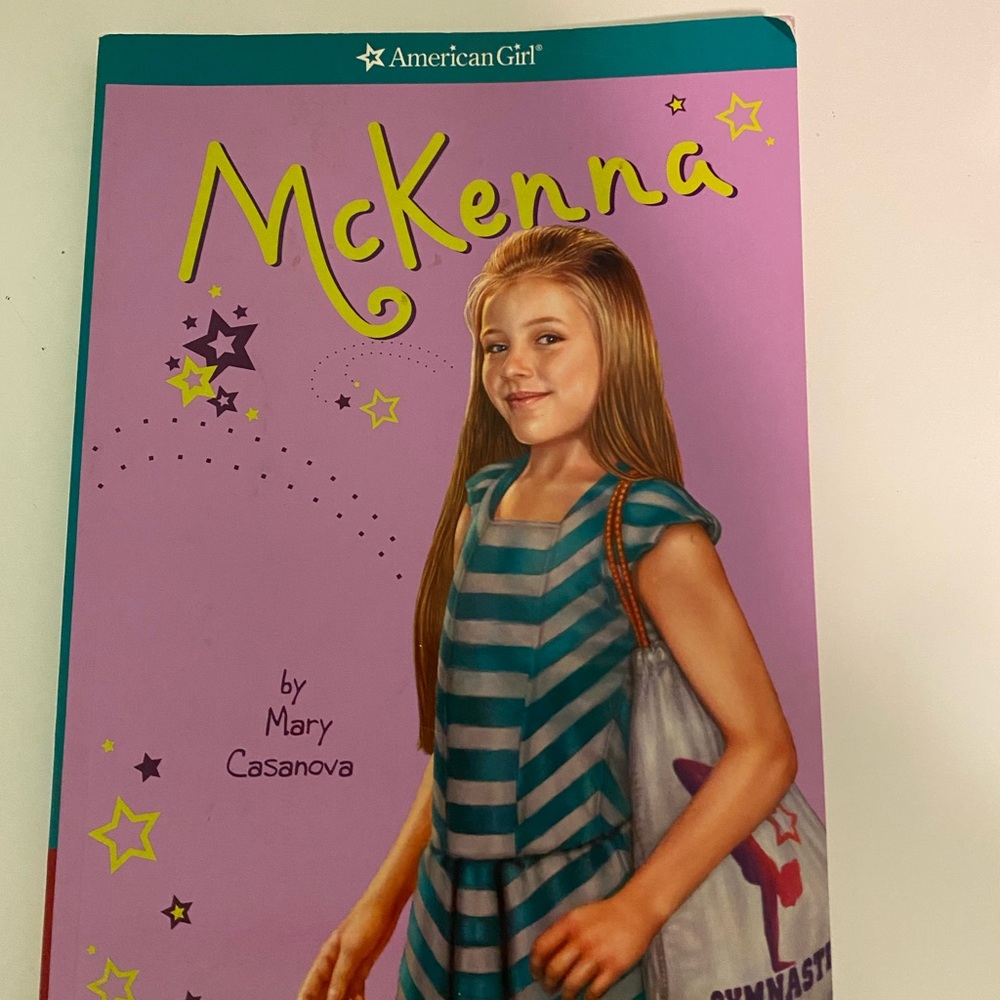 American Girl Meet McKenna Brooks Book - Teal and Purple